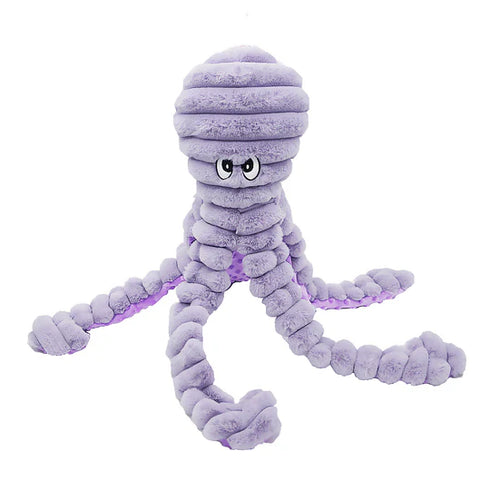 Petlou King Octopus Dog Toy - Purple - 26"