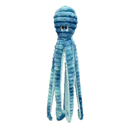 Petlou Mega Octopus Plush Dog Toy - Blue - 40"