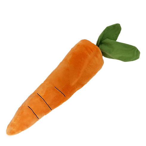 Petlou Carrot Plush Dog Toy - 15"