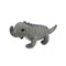 Petlou Groovyz Plush Rhino Iguana Dog Toy - 15"
