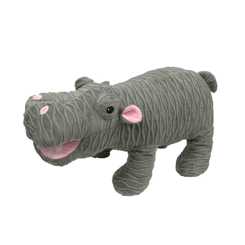 Petlou Groovyz Plush Hippo Dog Toy - 20"