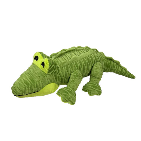 Petlou Groovyz Plush Alligator Dog Toy - 22"