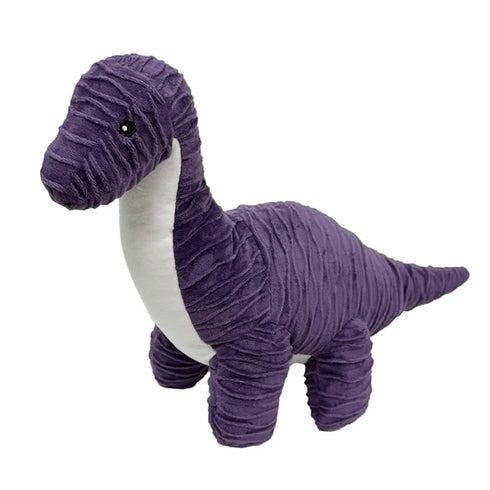 Petlou Groovyz Plush Brontosaurus Dog Toy - 22"