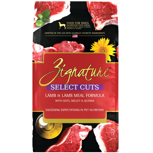 Zignature Select Cuts Dry Dog Food - Lamb - 25lb Bag