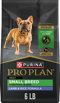 Purina Pro Plan Adult 7+ Small Breed Dry Dog Food - Shredded Blend Chicken & Rice - 6lb Bag