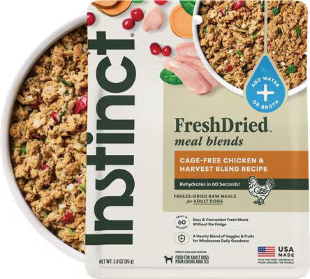Instinct FreshDried Meal Blends Freeze Dried Dog Food - Chicken - 23oz Tub