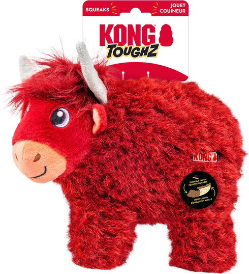 Kong Toughz Highland Cow Dog Toy - Medium