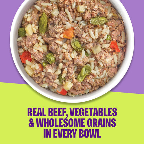 Wellness Protein Bowls Wet Dog Food - Beef, Potato, & Green Bean - 6.2oz Pouch