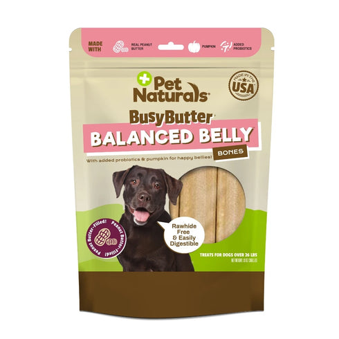 Pet Naturals BusyButter Balanced Belly Medium/Large Dog Chews - 13oz Pouch