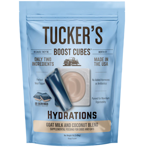 Tucker's Raw Frozen Boost Cubes Dog Food - Goat Milk & Coconut - 1lb Bag