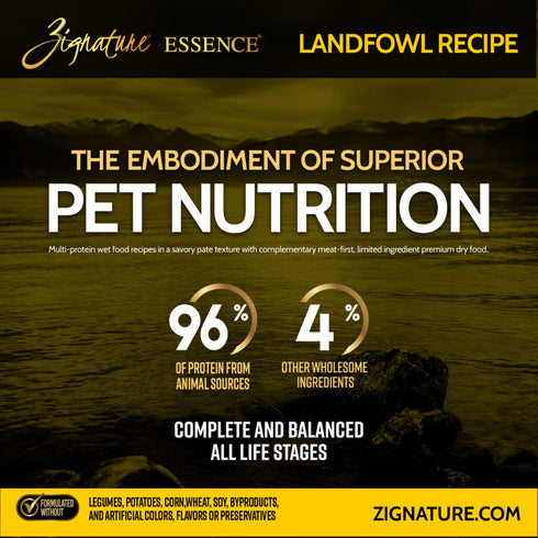 Essence LIR Wet Dog Food - Landfowl Recipe - 13oz Can