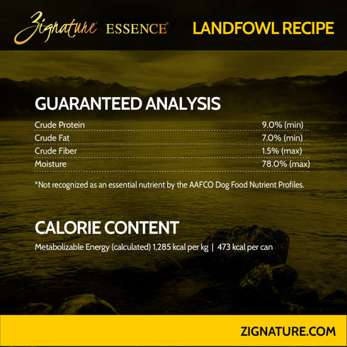 Essence LIR Wet Dog Food - Landfowl Recipe - 13oz Can