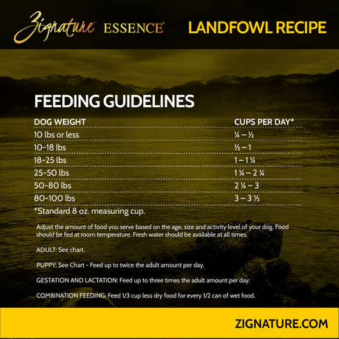 Essence LIR Wet Dog Food - Landfowl Recipe - 13oz Can