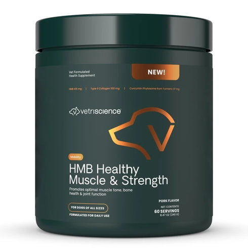 Vetriscience HMB Healthy Muscle & Strength Dog Supplement - Powder - 8.47oz Tub