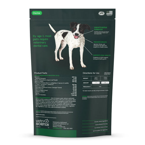 Vetriscience Dental Support Dog Chews - Chicken - 30 Count