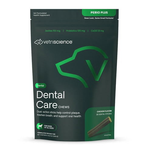 Vetriscience Dental Support Dog Chews - Chicken - 30 Count