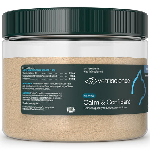 Vetriscience Calm & Confident Powder for Cats - 2.75oz Jar
