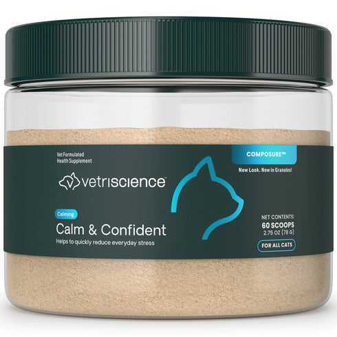 Vetriscience Calm & Confident Powder for Cats - 2.75oz Jar