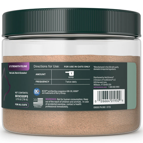 Vetriscience UT Health Powder for Cats - 2.75oz Jar