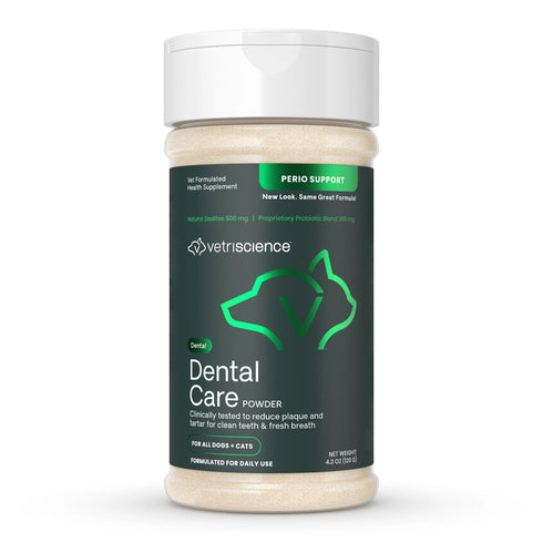 Vetriscience Healthy Mouth Dental Care Supplement for Dogs & Cats - Powder - 4.2oz Bottle
