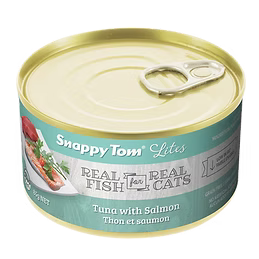 Snappy Tom Lites Wet Cat Food - Tuna & Salmon - 3oz Can