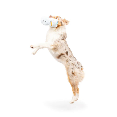 Huxley & Kent Squeak'n Peek Frosty Snowman Dog Toy