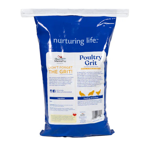 Manna Pro Poultry Grit with ProBiotics Supplement For Chickens - 5lb Bag