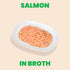 Almo Nature Natural HQS Wet Cat Food - Salmon in Broth - 2.47oz Can