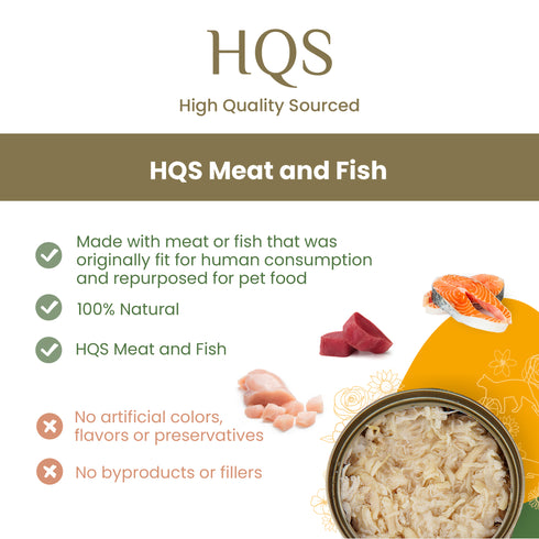 Almo Nature HQS Natural Wet Cat Food - Mackerel in Broth -  2.47oz Can