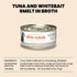 Almo Nature Natural HQS Wet Cat Food - Tuna & Whitebait Smelt in Broth - 2.47oz Can