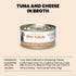 Almo Nature Natural HQS Wet Cat Food - Tuna & Cheese in Broth - 2.47oz Can