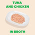 Almo Nature Natural HQS Wet Cat Food - Tuna & Chicken in Broth - 2.47oz Can