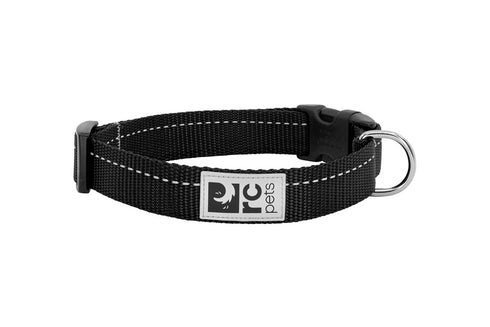 RC Pets Primary Dog Collar - L 1" - Black