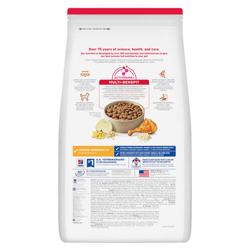 Hill's Science Diet Adult 6+ Large Breed Dry Dog Food - Chicken & Barely - 33lb Bag