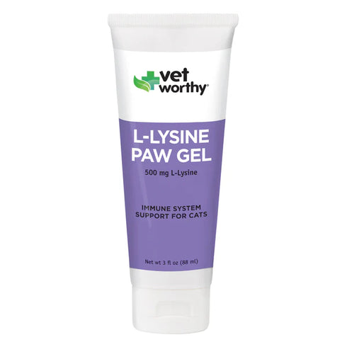 Vet Worthy L-Lysine Paw Gel For Cats - 3oz Tube