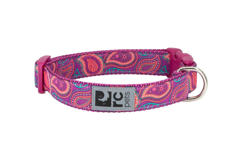 RC Pets Standard Dog Collar - XS 5/8" - Bright Paisley