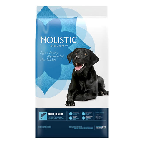 Holistic Select Anchovy Sardine & Salmon Adult Dry Dog Food 30lb - Poudre Pet and Feed Supply