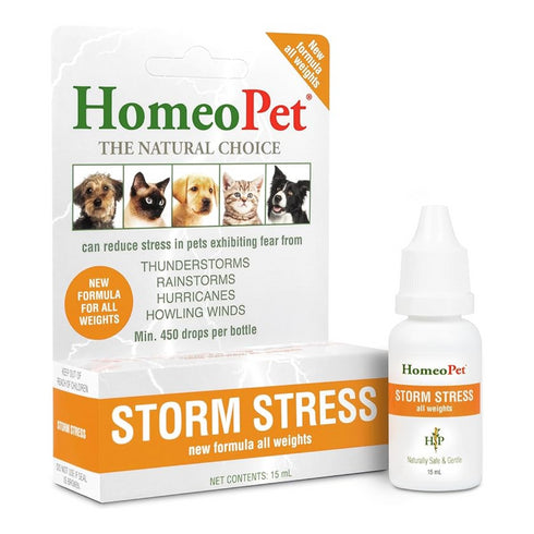 HomeoPet Storm Stress Relief Pet Medicine 15ml - Poudre Pet and Feed Supply