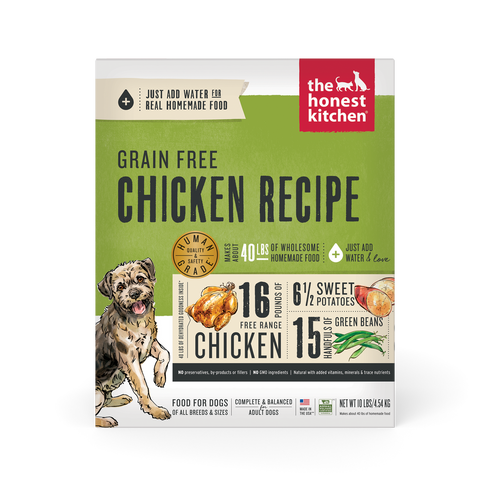Honest Kitchen Grain Free Chicken Recipe Dehydrated Dog Food 10lb - Poudre Pet and Feed Supply