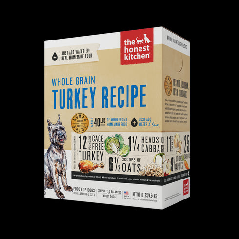 Honest Kitchen Whole Grain Turkey Recipe Dehydrated Dog Food 10lb - Poudre Pet and Feed Supply