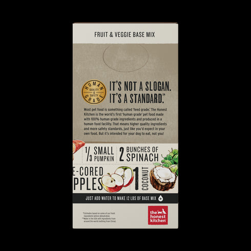 Honest Kitchen Grain Free Base Mix Fruit & Veggie Dry Dog Food 3lb poudrefeed.com 4