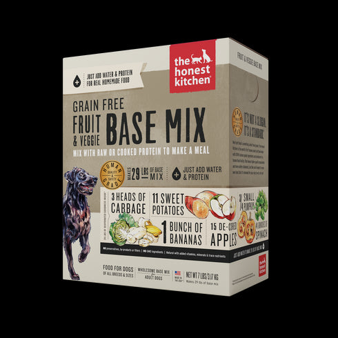 Honest Kitchen Grain Free Base Mix Fruit & Veggie Dry Dog Food 7lb - Poudre Pet and Feed Supply