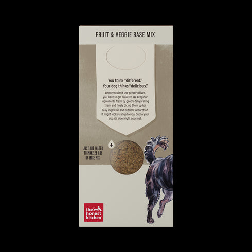 Honest Kitchen Grain Free Base Mix Fruit & Veggie Dry Dog Food 7lb - Poudre Pet and Feed Supply