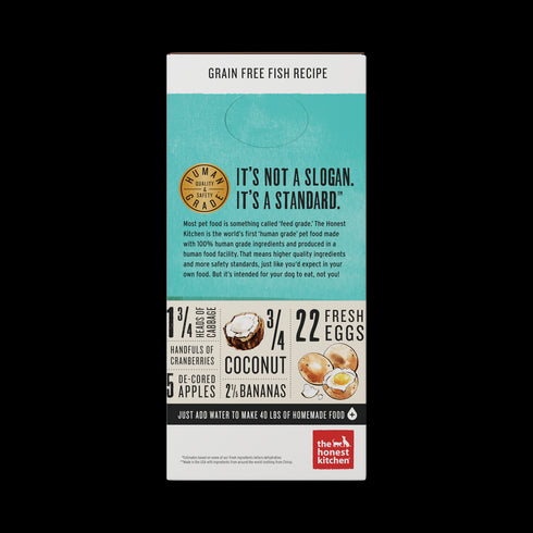 Honest Kitchen Grain Free Fish Recipe Dehydrated Dog Food 10lb - Poudre Pet and Feed Supply