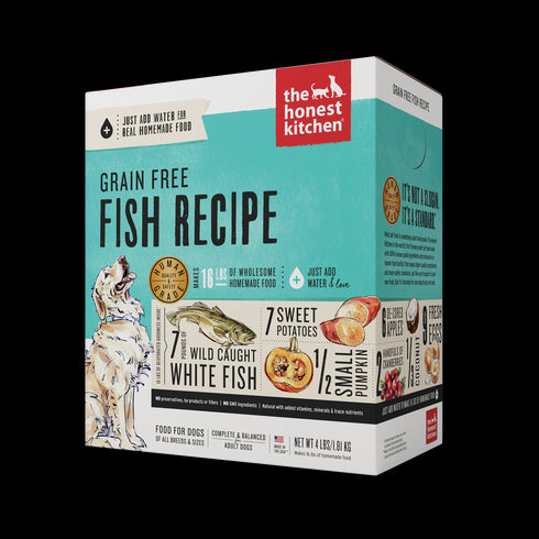 Honest Kitchen Grain Free Fish Recipe Dehydrated Dog Food 4lb - Poudre Pet and Feed Supply