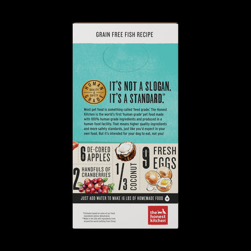 Honest Kitchen Grain Free Fish Recipe Dehydrated Dog Food 4lb - Poudre Pet and Feed Supply