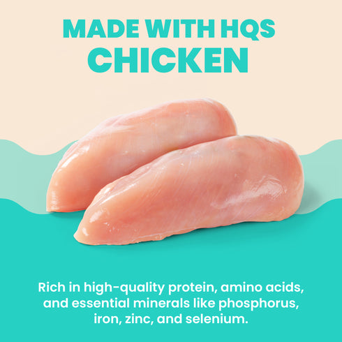 Almo Nature Hydration Help HQS Cat Food Topper - Chicken in Broth - 1.76oz Pouch