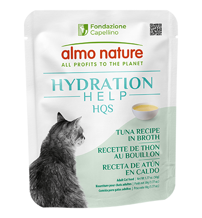 Almo Nature Hydration Help HQS Cat Food Topper - Tuna in Broth - 1.76oz Pouch