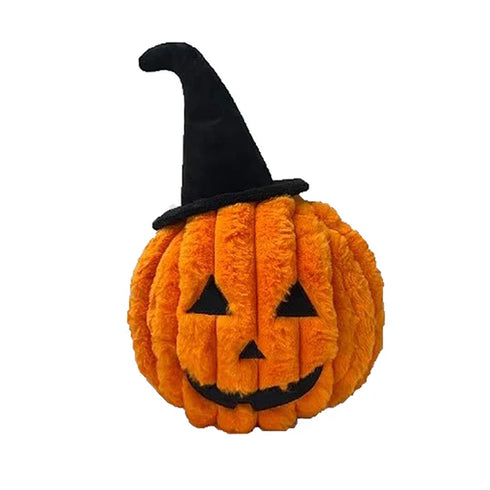 Petlou Halloween Pumpkin Plush Dog Toy - 15"