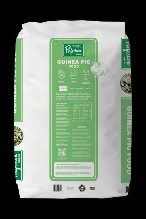 Kruse Guinea Pig Pellet Food - 40lb Bag